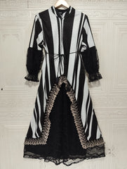 GAMIS OZIAS BROKAT 07409 LD 105 I Gamis Bini Orang I Gamis Fashion Lebaran