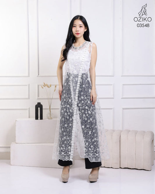 OZIKO VEST OUTER TILE MICROFLOWER 03548 LD 105