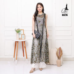 VEST OUTER TILE HANA OZIKO 03276 LD 105 I Outer Kondangan Casual I Outer Wanita Wisuda