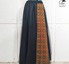 ROK OZIAS JETBLACK 06454 I Rok Casual Wanita I Rok Kerja Muslimah Panjang