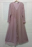 GAMIS OZIAS BROKAT POLKA 09218 LD 105 & LD 120 I Gamis Fashion Remaja I Gamis Pesta Kondangan Muslim Nyaman Dress Mewah