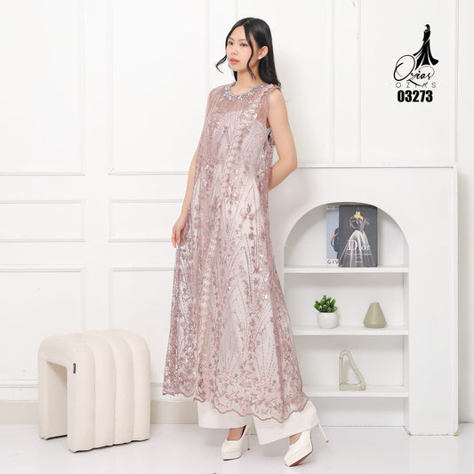 VEST OUTER OZIKO TILE HANA 03273 I Outer Kondangan Muslimah I Luaran Outfit Wanita