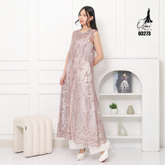 VEST OUTER OZIKO TILE HANA 03273 I Outer Kondangan Muslimah I Luaran Outfit Wanita