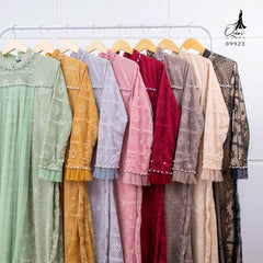 GAMIS OZIKO BROKAT PREMIUM 09923 LD 105 I Gamis Fashion Muslimah I Gamis Syar'i Nyaman Panjang