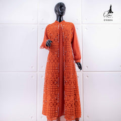 GAMIS OZIAS BROKAT FIMELA JUMBO 09884 LD 105 140 150 I Gamis Jumbo Muslimah I Gamis Formal I Jumbo 4XL 5XL