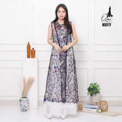 VEST OUTER TILE OZIKO HANA 03277 LD 105 I Outer Kondangan Wanita I Outer Fashion Casual