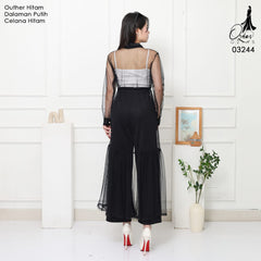 VEST OUTER TILE OZIKO 03244 06434 LD 105 I Outer Kondangan Wanita I Outer Fashion Casual