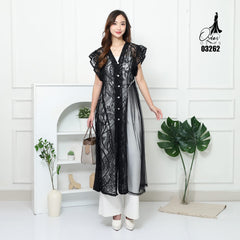 VEST OUTER TILE AZURA OZIKO 03262 LD 105 I Outer Kondangan Wanita I Outer Fashion Muslimah