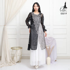 VEST OUTER OZIKO ORGANZA 03219 LD 105 I Outer Kondangan Casual I Outer Fasion Muslimah