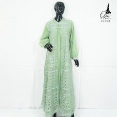 GAMIS OZIAS BROKAT FIMELA JUMBO 09884 LD 105 140 150 I Gamis Jumbo Muslimah I Gamis Formal I Jumbo 4XL 5XL