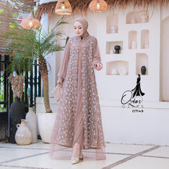GAMIS OZIAS NAMIRA 07149 LD 105 120 140 150 I Gamis Kondangan Mewah I Gamis Fashion Casual