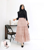 ROK OZIAS BROKAT 09847 I Bawahan Rok Formal I Rok Pesta Kondangan Muslim