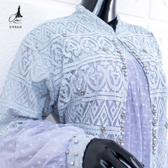 GAMIS OZIAS BROKAT ARABELLA 09868 LD 105 & LD 120 I Gamis Wanita cantik I Fashion Muslim Panjang Santai 2XL