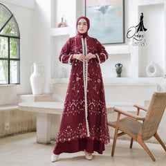 GAMIS OZIAS MARBELA 07053 LD 105 I Gamis Kondangan Mewah I Gamis Fashion Muslimah Nyaman