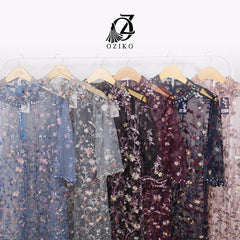 VEST OUTER TILE OZIKO 03272 LD 105 I Outer Kondangan Wanita I Outer Casual Formal