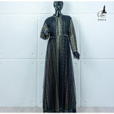 GAMIS OZIAS BROKAT ARABELLA 09874 LD 105 dan LD 120 I Gamis Pesta Simpel I Gamis Busui Friendly Muslim Wanita Nyaman Panjang