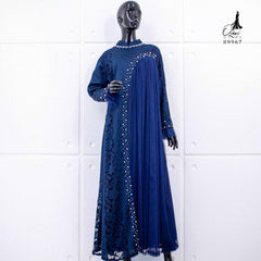 GAMIS INAYA JASMINE OZIAS 09967 LD 105 I Gamis Brokat Pesta Kondangan I Gamis Fashion Muslimah Fit Panjang Santai Nyaman Dress Mewah I Jumbo 5XL