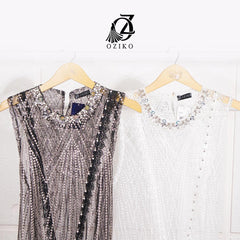 VEST OZIKO OUTER TILE HANA 03234 LD 105 120 I Outer Kondangan Wanita I Outer Fashion Casual 2XL