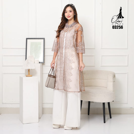 VEST OUTER OZIKO TILE 03256 LD 105 I Outer Kondangan Wanita I Outer Casual Wisuda