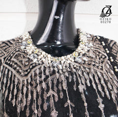 VEST OUTER TILE HANA OZIKO 03278 LD 105 I Outer Kondangan Wanita I Outer Fashion Casual