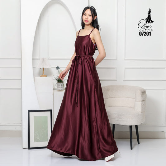 INNER OZIAS SATIN 07201 LD 105 I Gamis Kondangan Wanita I Gamis Casual Wanita