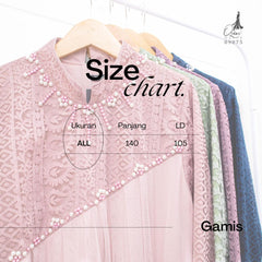GAMIS OZIAS BROKAT KAGURA 09875 LD105 CM I Gamis Formal I Gaun Muslimah Nyaman Panjang