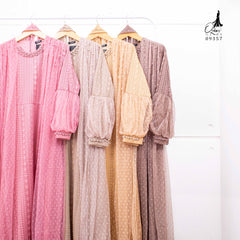 GAMIS OZIAS BROKAT PREMIUM 09357 LD 105 I Gamis Pesta Import I Gamis Kondangan Remaja Motif Muslim Nyaman Panjang Dewasa Mewah