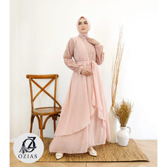 GAMIS OZIAS CERUTY 09797 I Gamis Wanita Muslimah I Dress Home Nyaman Panjang
