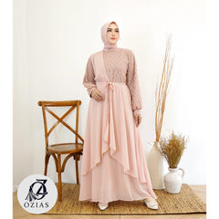 GAMIS OZIAS CERUTY 09797 I Gamis Wanita Muslimah I Dress Home Nyaman Panjang