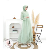 GAMIS OZIAS ARABELLA RUMBAI 09880 LD 105 & 120 I Gamis Fashion Muslimah I Gamis Pesta Kondangan Nyaman Panjang