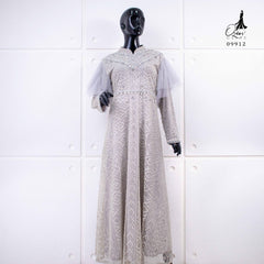 GAMIS OZIKO BROKAT IORA CEILO 09912 LD 105 I Gamis Pesta Mewah I Gamis Wisuda Import Muslim Nyaman