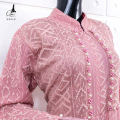 GAMIS OZIKO BROKAT IORA CEILO PREMIUM 09910 I Gamis Pesta Remaja I Gamis Busui friendly Muslim Nyaman 2XL