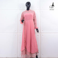 GAMIS OZIAS BROKAT COMBI SIFON 09583 LD 105 I Gamis Kondangan Simpel l Busana Muslim Premium Nyaman Panjang Santai