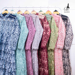 GAMIS OZIAS TILE CALENDULA 06404 LD 105 I Gamis Mewah Wisuda I Gamis Brisemade Muslim Nyaman