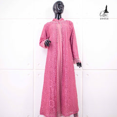 GAMIS OZIAS BROKAT GLITER 09954 LD 105 I Gamis Fashion Muslimah I Gamis Lebaran Motif Nyaman