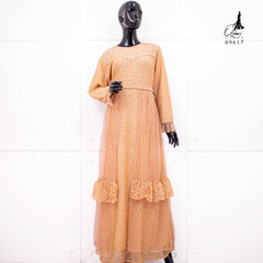 GAMIS OZIAS BROKAT LUMIER 09617 LD 105 I Gamis Fashion Remaja I Gamis Pesta Kondangan Muslim Nyaman