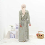 GAMIS OZIAS BROKAT HARUKA 3D 09870 I Gamis Ibu Dan Anak I Gamis Simpel Nyaman Panjang Muslim Dress