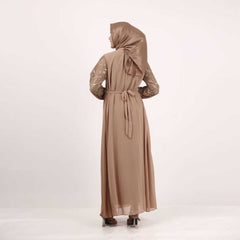 GAMIS OZIAS CERUTY POLOS 03941 LD 105 I Gamis Pesta Mewah I Dress Muslimah Nyaman Panjang