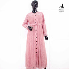 GAMIS OZIAS BROKAT AZULA 09295 LD 105 I Gamis Wanita Muslimah I Gamis Busui Friendly Panjang