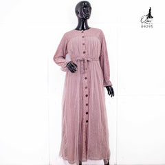 GAMIS OZIAS BROKAT AZULA 09295 LD 105 I Gamis Wanita Muslimah I Gamis Busui Friendly Panjang