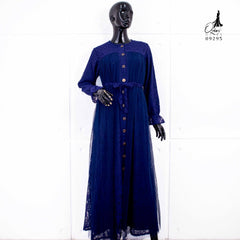 GAMIS OZIAS BROKAT AZULA 09295 LD 105 I Gamis Wanita Muslimah I Gamis Busui Friendly Panjang