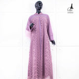 GAMIS OZIAS BROKAT FIMELA 09846 LD 105CM I Gamis Wisuda Muslimah I Dress Home Panjang Santai Nyaman Wanita