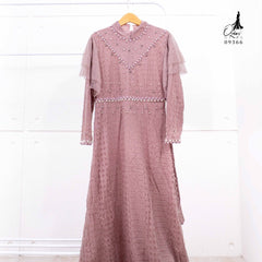 GAMIS OZIAS BROKAT PREMIUM 09366 LD 105 I Gamis Fashion Simpel I Gamis Lebaran Remaja Nyaman