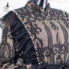 GAMIS OZIAS BROKAT 09935 LD 20 I Gamis Pesta Cantik I Gamis Wisuda 2XL