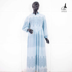 GAMIS OZIAS BABYDOLL CERUTY 07025 LD 105 I Gamis Kondangan Fashion I Gamis Wanita Muslimah Fit Motif Nyaman