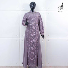 GAMIS OZIAS CERUTY POLOS 03941 LD 105 I Gamis Pesta Mewah I Dress Muslimah Nyaman Panjang