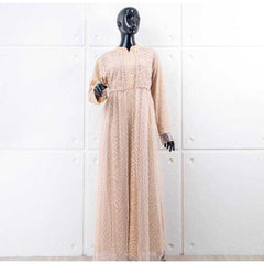 GAMIS OZIKO BROKAT IORA CEILO PREMIUM 09910 I Gamis Pesta Remaja I Gamis Busui friendly Muslim Nyaman 2XL