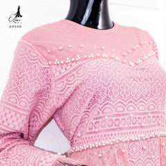 GAMIS OZIAS BROKAT IMPORT 09590 LD 105 I Gamis Fashion muslimah I Gamis Pesta Simpel Wanita Nyaman Panja