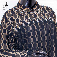 GAMIS OZIAS BROKAT POLKA 09978 LD 105 I Gamis Fashion Wisuda I Dress Kondangan Cantik Nyaman Panjang