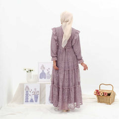 GAMIS OZIAS BROKAT 09935 LD 20 I Gamis Pesta Cantik I Gamis Wisuda 2XL